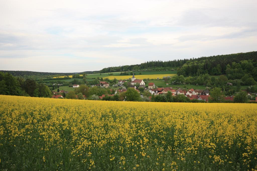 Pension Liesbachtal Direkt Am Waldrand Bayerische Rhon Schonau an der Brend Exterior photo